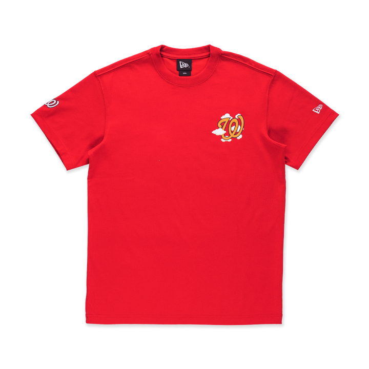 New Era เสื้อยืดแขนสั้นรุ่น 59FIFTY Pack - Cloud Washington Nationals Scarlet Short Sleeve T-Shirt