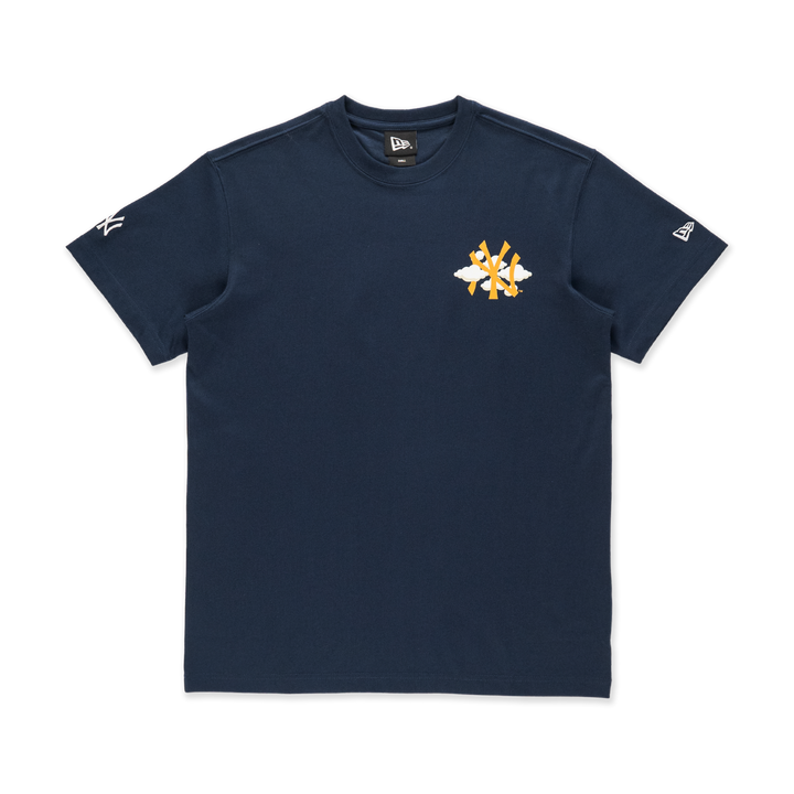 New Era เสื้อยืดแขนสั้นรุ่น 59FIFTY Pack - Cloud New York Yankees Oceanside Blue Short Sleeve T-Shirt