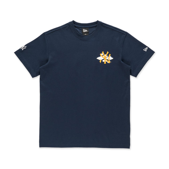 New Era เสื้อยืดแขนสั้นรุ่น 59Fifty Pack - Cloud New York Yankees Oceanside Blue Short Sleeve T-Shirt
