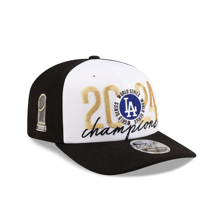 New Era หมวกรุ่น LOS ANGELES DODGERS MLB 2024 CHAMPIONS WHITE AND BLACK 9SEVENTY CAP