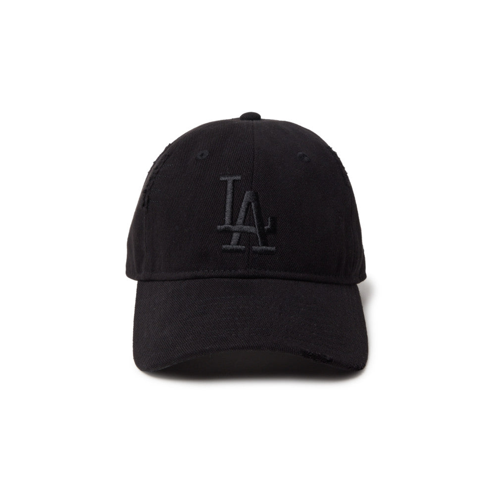 New Era หมวกรุ่น Los Angeles Dodgers Damaged Denim Black 9TWENTY Cap