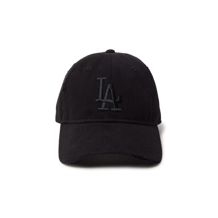 New Era หมวกรุ่น Los Angeles Dodgers Damaged Denim Black 9TWENTY Cap