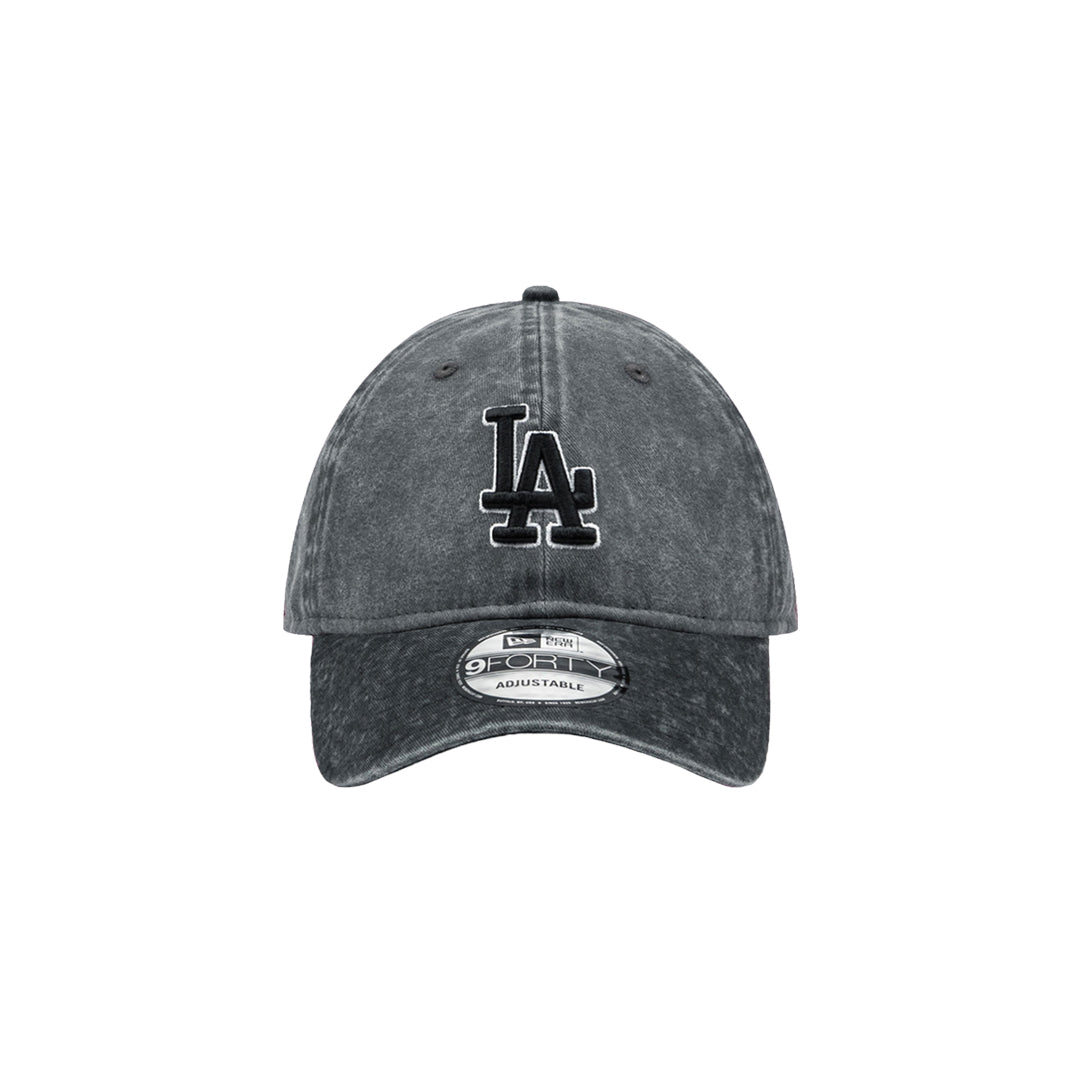 New Era หมวกรุ่น Los Angeles Dodgers Pgt Washing Black 9Forty Unstructed Cap