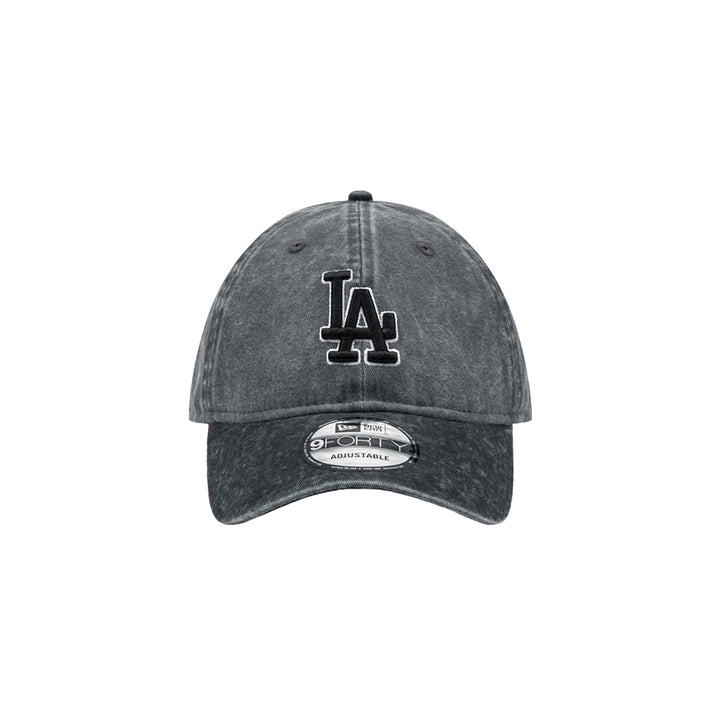 New Era หมวกรุ่น Los Angeles Dodgers Pgt Washing Black 9Forty Unstructed Cap