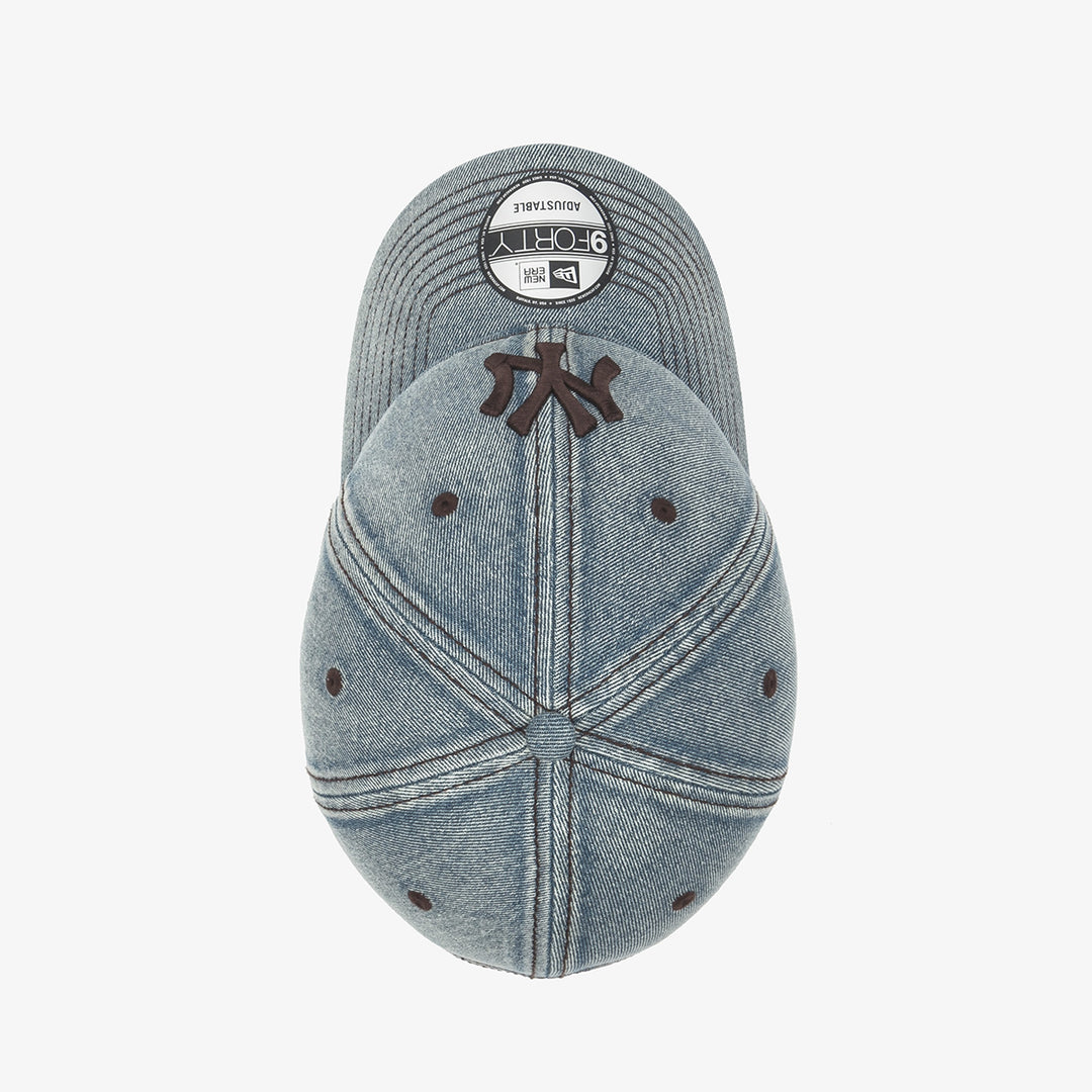 New Era หมวกรุ่น New York Yankees Denim Series Light Blue 9Forty Unstructed Cap