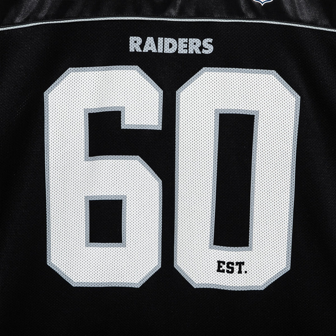 New Era เสื้อยืดแขนสั้นรุ่น Los Angeles Raiders Korea Jersey Black Jersey
