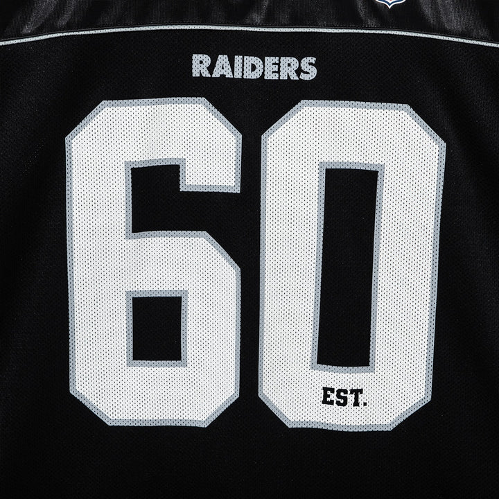 New Era เสื้อยืดแขนสั้นรุ่น Los Angeles Raiders Korea Jersey Black Jersey