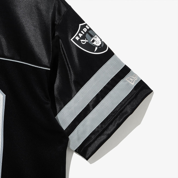 New Era เสื้อยืดแขนสั้นรุ่น Los Angeles Raiders Korea Jersey Black Jersey