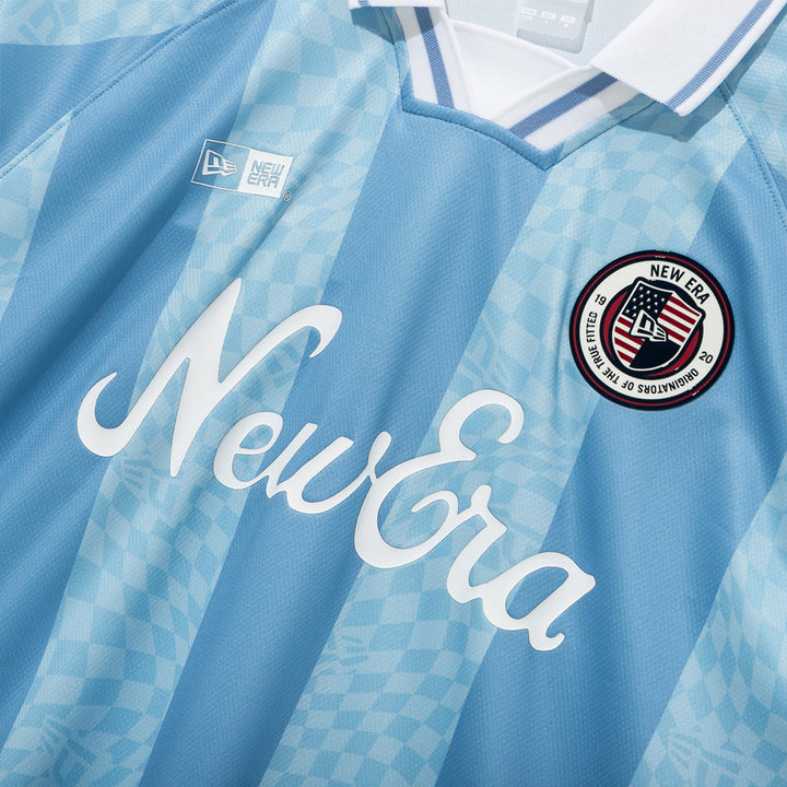New Era เสื้อยืดแขนสั้นรุ่น New Era Korea Football Jersey Blue Jersey