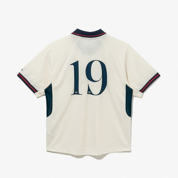 New Era เสื้อยืดแขนสั้นรุ่น New Era Korea Football Jersey Ivory Jersey