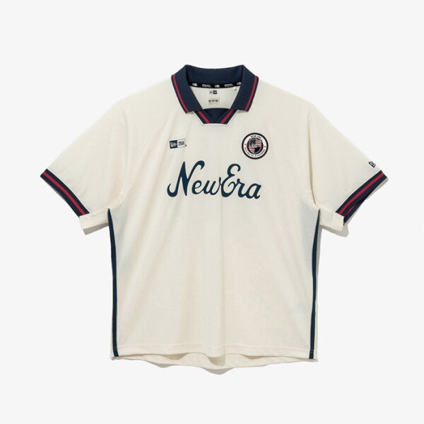 New Era เสื้อยืดแขนสั้นรุ่น New Era Korea Football Jersey Ivory Jersey