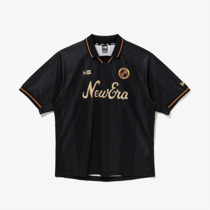 New Era เสื้อยืดแขนสั้นรุ่น New Era Korea Football Jersey Black Jersey