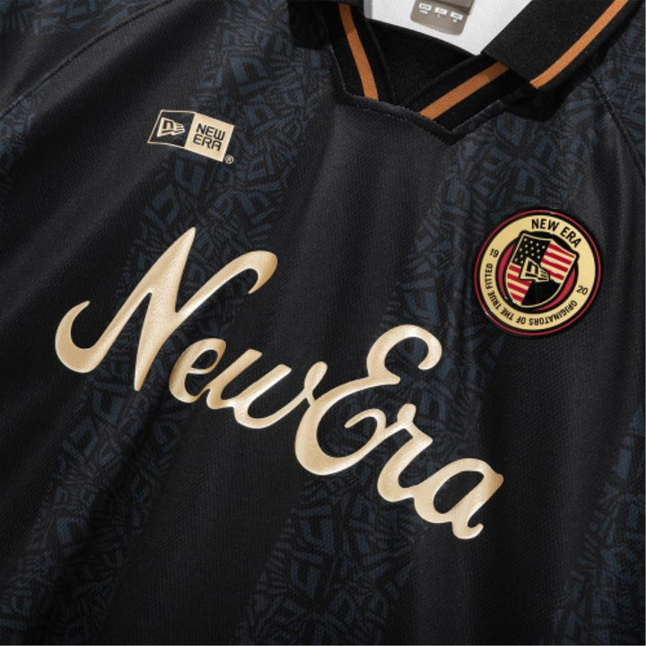 New Era เสื้อยืดแขนสั้นรุ่น New Era Korea Football Jersey Black Jersey