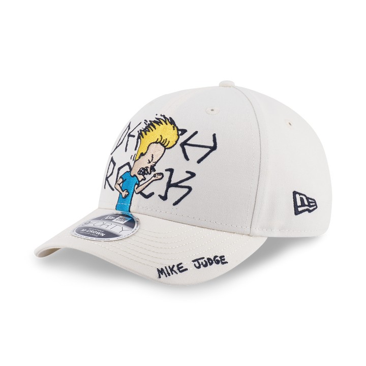 New Era หมวกรุ่น New Era x Beavis and Butt-Head Chrome White 9Forty M Crown