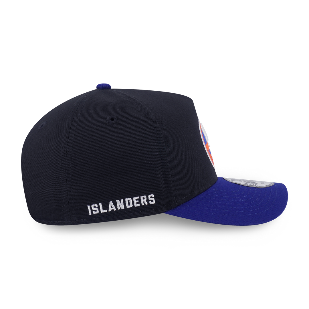 New Era หมวกรุ่น New York Islanders Nhl Team Logo 2-Tone Royal Visor Black 9Forty Af Cap