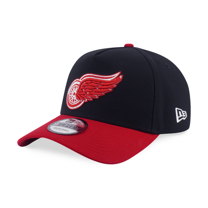 New Era หมวกรุ่น Detroit Red Wings Nhl Team Logo 2-Tone Scarlet Visor Black 9Forty Af Cap