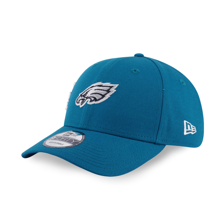 New Era หมวกรุ่น Philadelphia Eagles Mix League Script Shark Teal 9Forty Cap