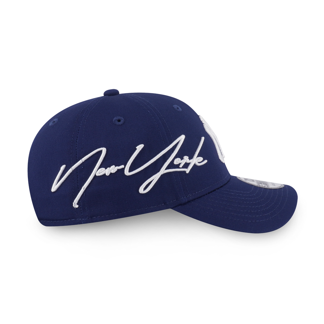 New Era หมวกรุ่น New York Yankees Mix League Script Oceanside Blue 9Forty Cap