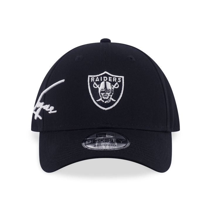 New Era หมวกรุ่น Las Vegas Raiders Mix League Script Black 9Forty Cap