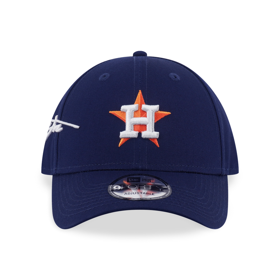 New Era หมวกรุ่น Houston Astros Mix League Script Oceanside Blue 9Forty Cap