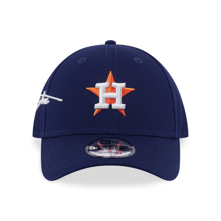 New Era หมวกรุ่น Houston Astros Mix League Script Oceanside Blue 9Forty Cap