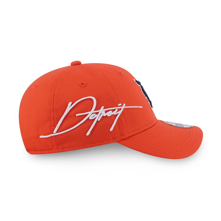 New Era หมวกรุ่น Detroit Tigers Mix League Script Countdown Orange 9Forty Cap