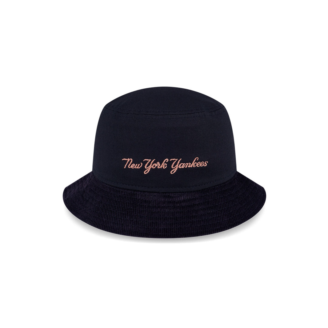New Era หมวกรุ่น New York Yankees Metal Copper Black Bucket 01