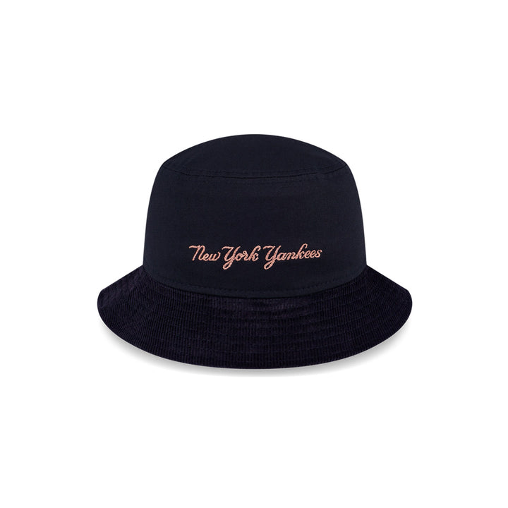 New Era หมวกรุ่น New York Yankees Metal Copper Black Bucket 01