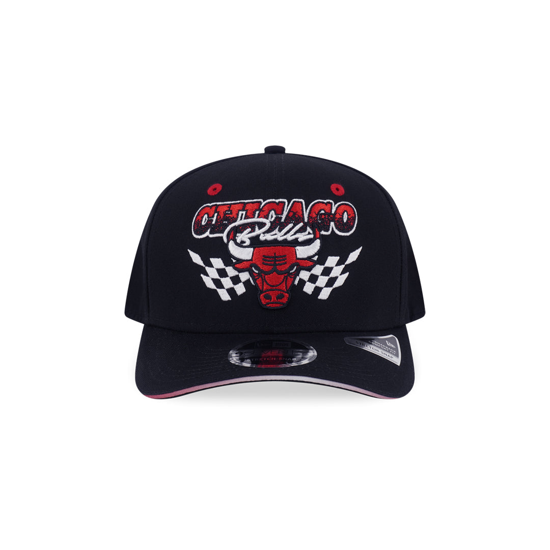 New Era หมวกรุ่น Chicago Bulls Nba Racing Black 9Seventy Stretch Snap Cap