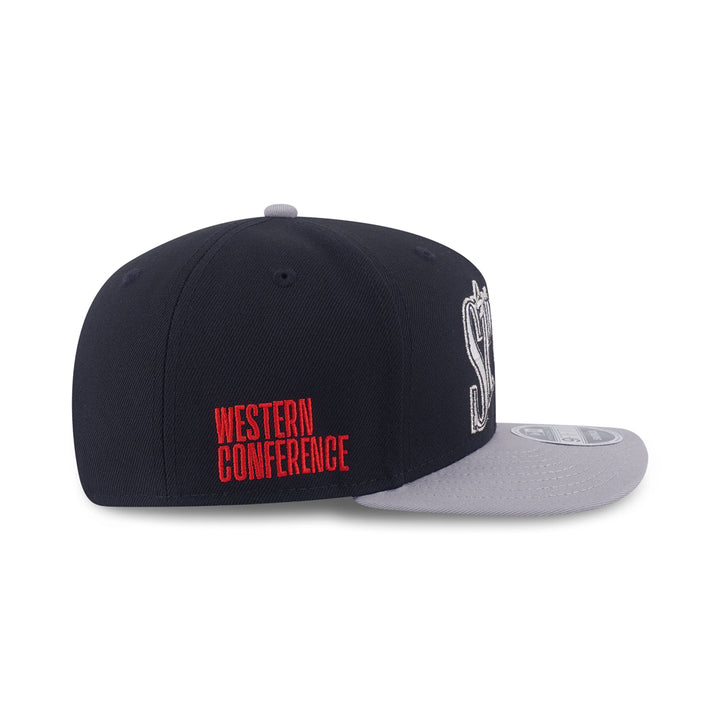 New Era หมวกรุ่น San Antonio Spurs Nba Infilled Black 9Fifty Of Pcv Cap