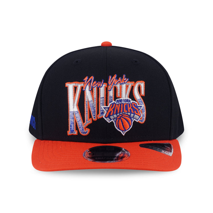 New Era หมวกรุ่น New York Knicks Nba Infilled Black 9Fifty Of Pcv Cap