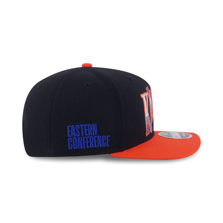 New Era หมวกรุ่น New York Knicks Nba Infilled Black 9Fifty Of Pcv Cap