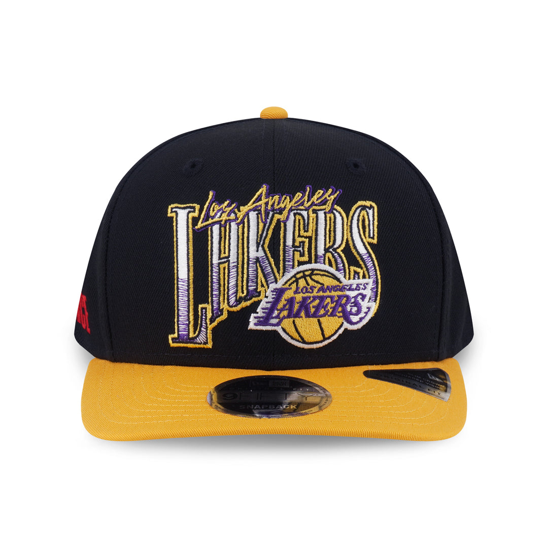 New Era หมวกรุ่น Los Angeles Lakers Nba Infilled Black 9Fifty Of Pcv Cap
