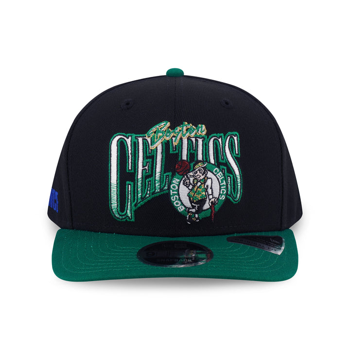 New Era หมวกรุ่น Boston Celtics Nba Infilled Black 9Fifty Of Pcv Cap