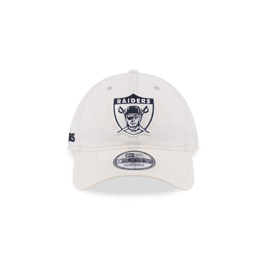 New Era หมวกรุ่น Oakland Raiders Nfl Historic Chrome White 9Forty Unst Cap