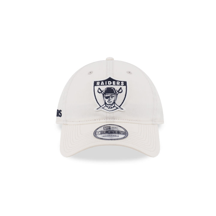 New Era หมวกรุ่น Oakland Raiders Nfl Historic Chrome White 9Forty Unst Cap