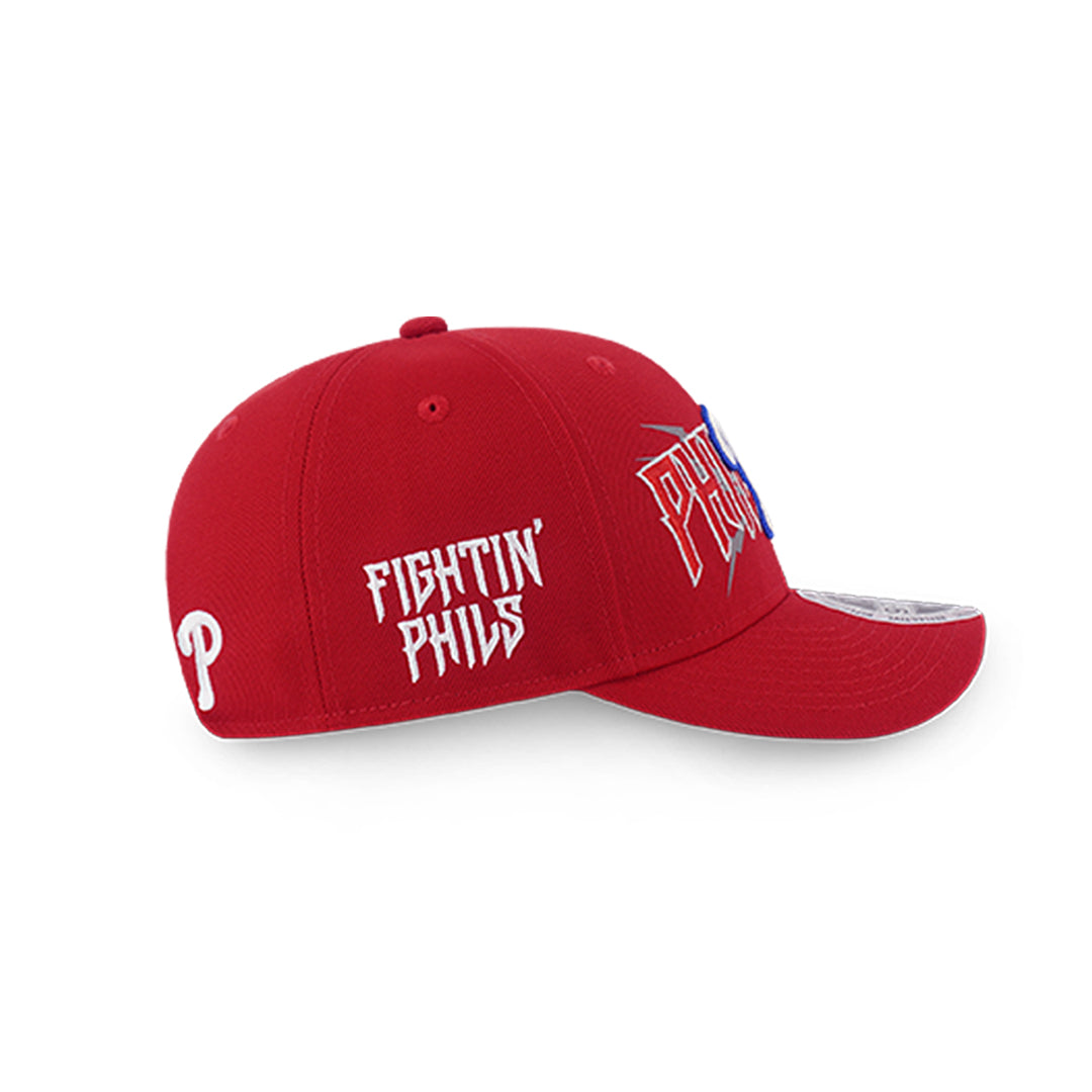 New Era หมวกรุ่น Philadelphia Phillies Rebellious Resistance Scarlet 9Forty M-Crown Cap