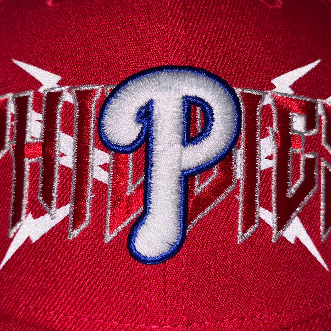 New Era หมวกรุ่น Philadelphia Phillies Rebellious Resistance Scarlet 9Forty M-Crown Cap