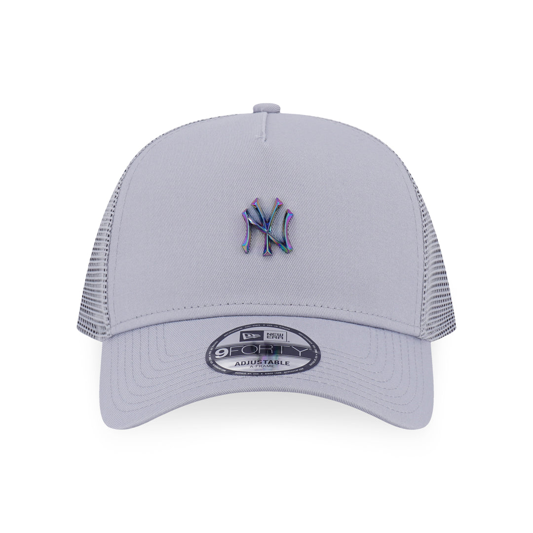 New Era หมวกรุ่น New York Yankees Mlb Metal Badge Dolphin Gray 9Forty Af