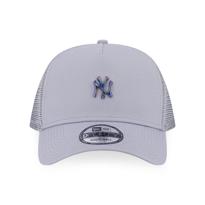 New Era หมวกรุ่น New York Yankees Mlb Metal Badge Dolphin Gray 9Forty Af