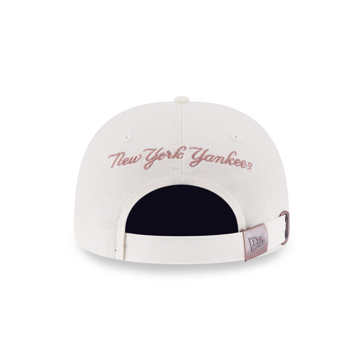 New Era หมวกรุ่น New York Yankees Metal Copper Chrome White 9Forty Af Cap
