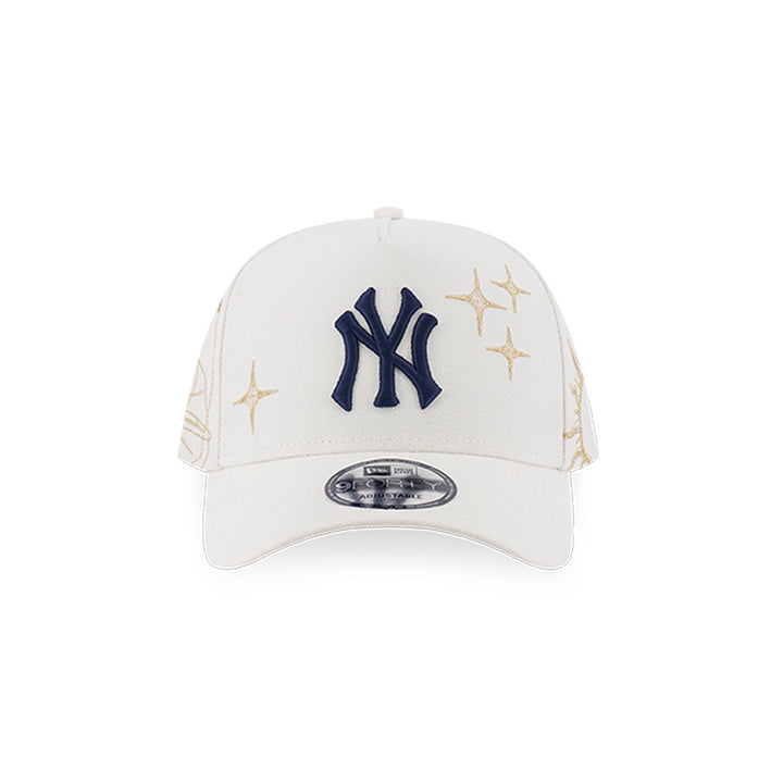 New Era หมวกรุ่น New York Yankees Cosmic Craft Chrome White 9Forty Af Cap
