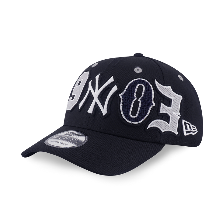 New Era หมวกรุ่น New York Yankees Mix League Patch Black 9Forty Cap