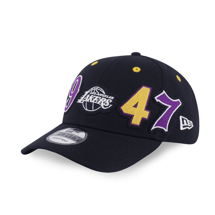 New Era หมวกรุ่น Los Angeles Lakers Mix League Patch Black 9Forty Cap