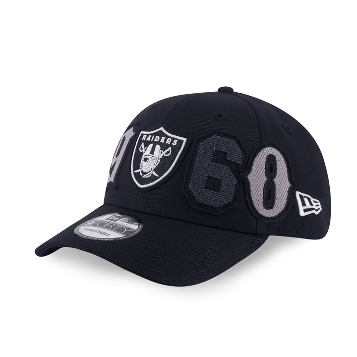 New Era หมวกรุ่น Las Vegas Raiders Mix League Patch Black 9Forty Cap