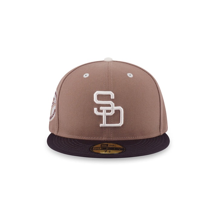 New Era หมวกรุ่น 59Fifty Pack - Iced Latte San Diego Padres Cooperstown Khaki 59Fifty Cap
