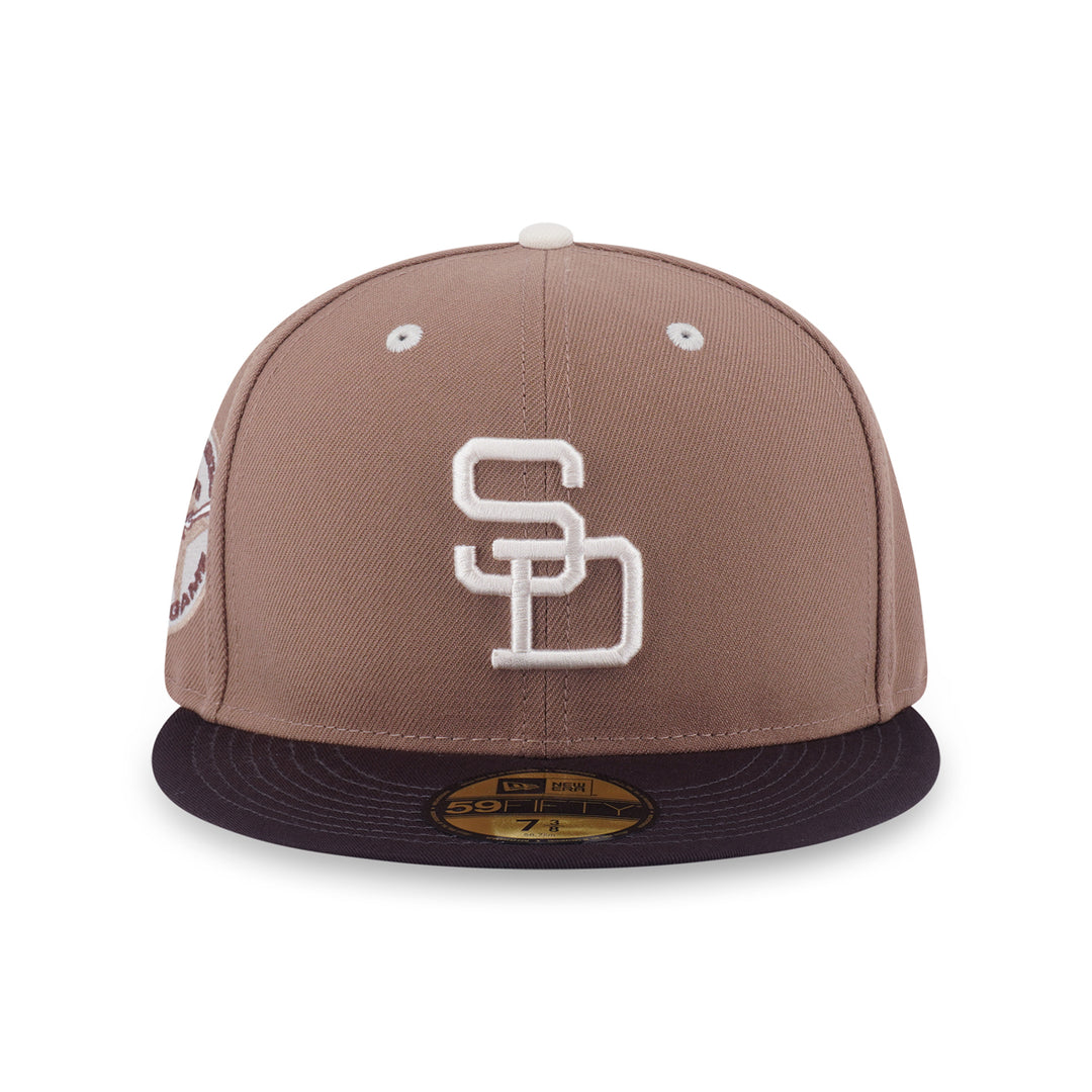 New Era หมวกรุ่น 59Fifty Pack - Iced Latte San Diego Padres Cooperstown Khaki 59Fifty Cap