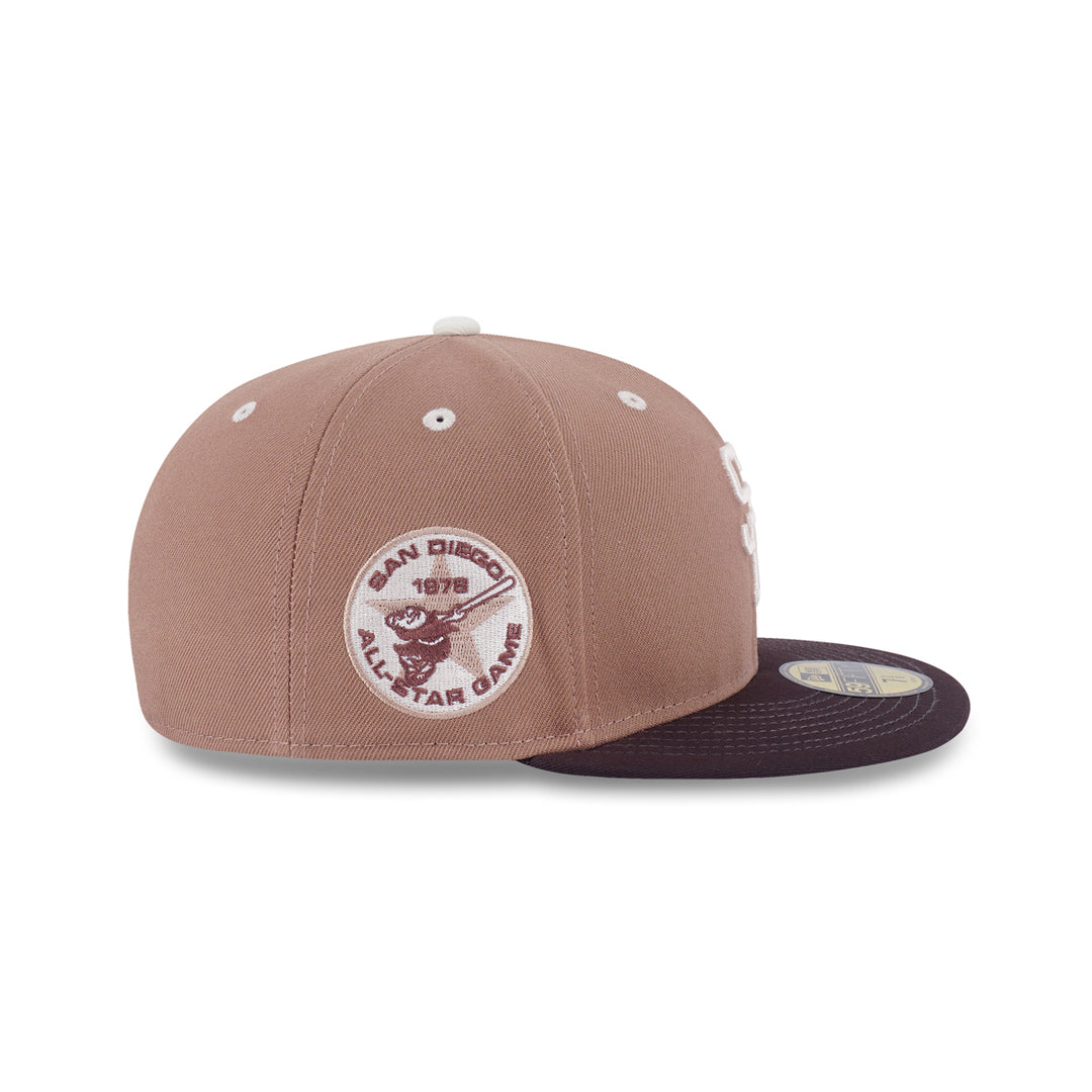 New Era หมวกรุ่น 59Fifty Pack - Iced Latte San Diego Padres Cooperstown Khaki 59Fifty Cap