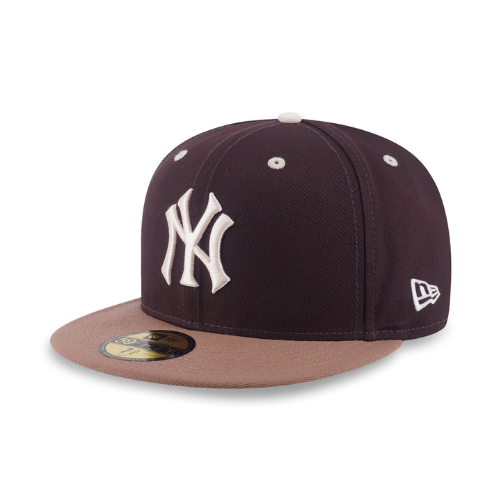 New Era หมวกรุ่น 59Fifty Pack - Iced Latte New York Yankees Cooperstown Chocolate 59Fifty Cap
