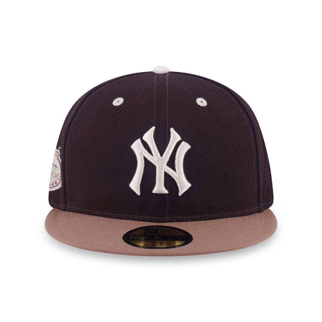 New Era หมวกรุ่น 59Fifty Pack - Iced Latte New York Yankees Cooperstown Chocolate 59Fifty Cap